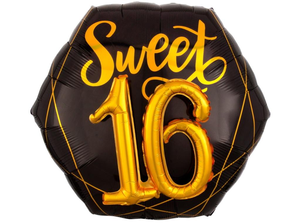 Elegant Sweet Sixteen Foil Multi-Balloon