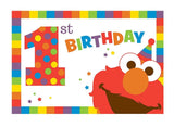 Elmo Turns One Invitations 8pk