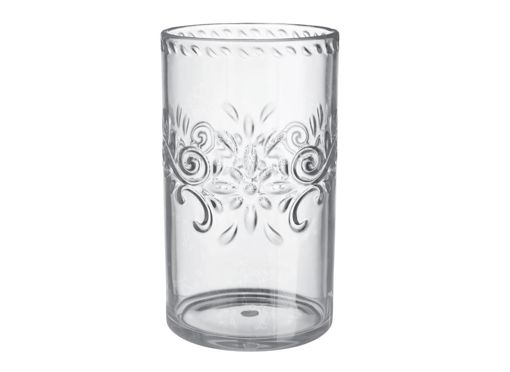 Boho Vibes Clear Floral Highball Tumbler