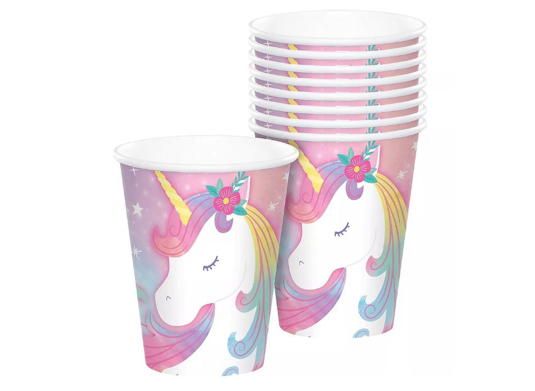 Enchanted Unicorn Cups 8pk