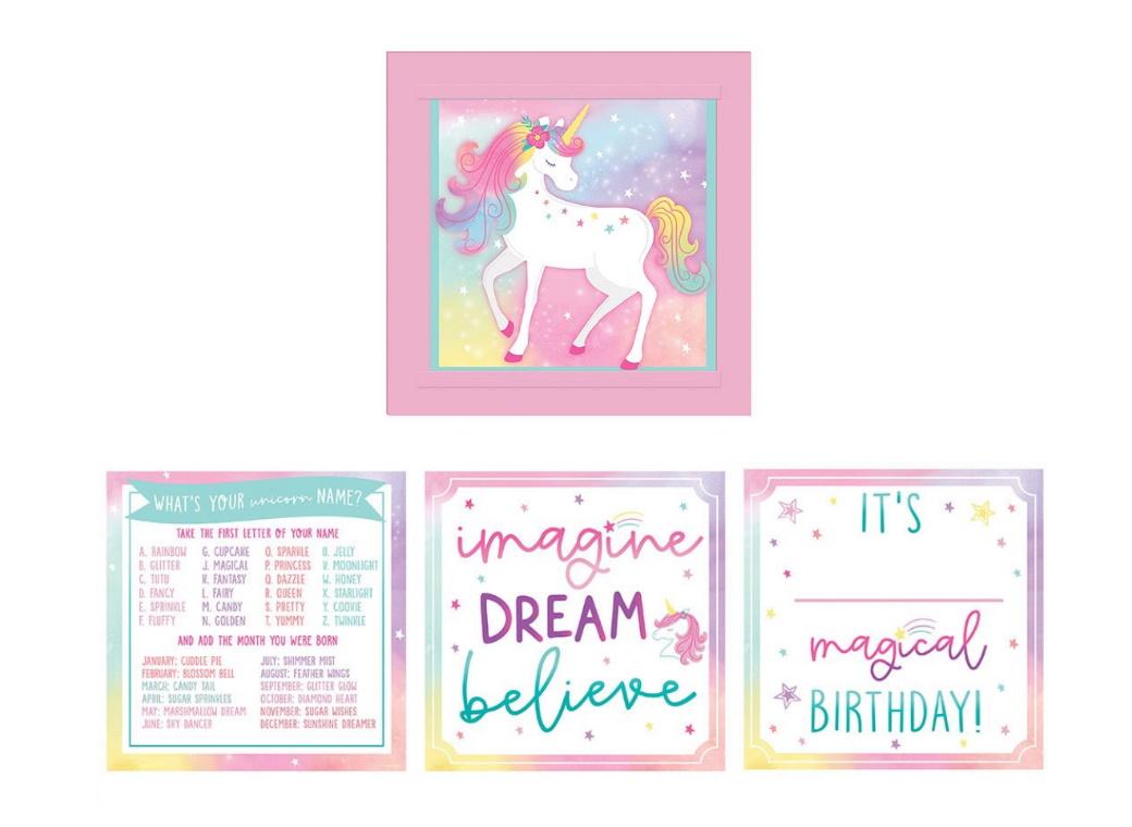 Enchanted Unicorn Customisable Sign