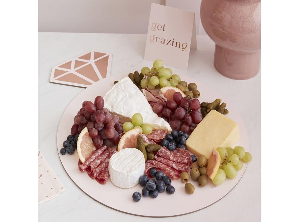 Rose Gold & Pink Enagement Ring Grazing Board Kit