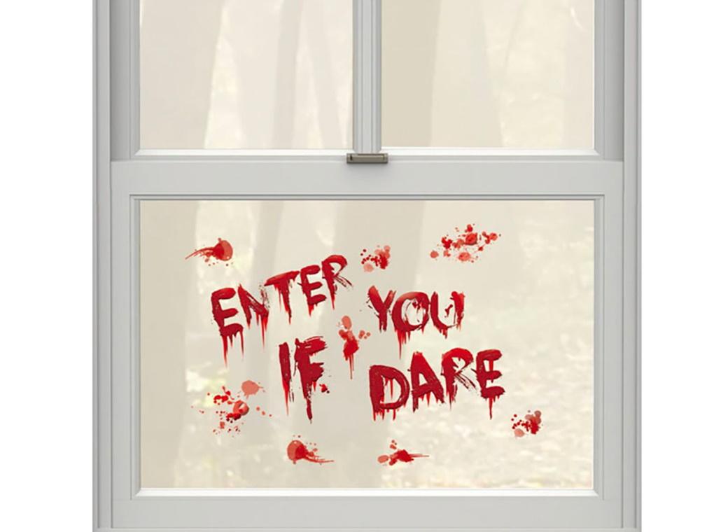 Enter If You Dare Vinyl Clings