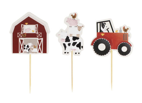 Farm Friends Cupcake Toppers 12pk