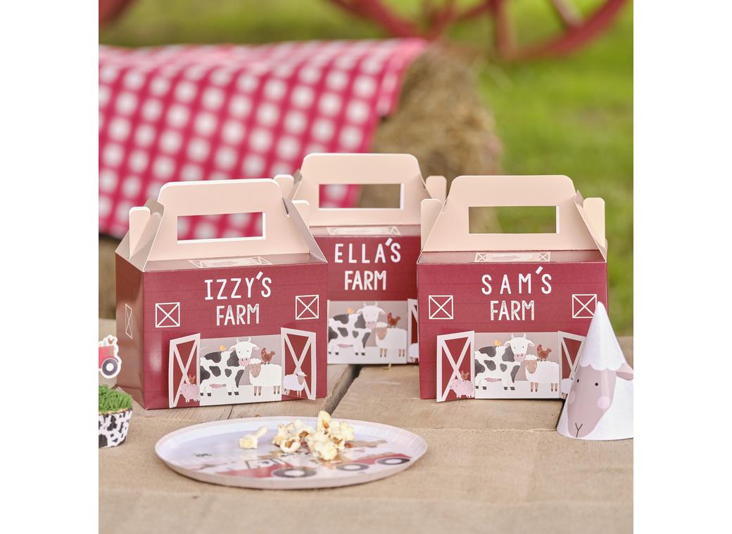 Farm Friends Customisable Treat Boxes 5pk