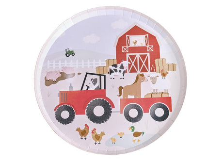 Farm Friends Large Plates 8pk