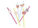 Farm Friends Paper Straws 16pk