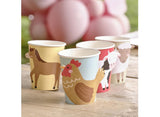 Farm Friends Party Cups 8pk