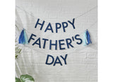 Happy Father's Day Bunting with Tassels