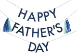 Happy Father's Day Bunting with Tassels