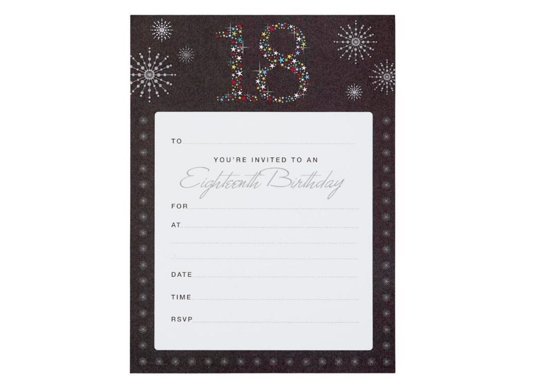 18th Birthday Invitations - Fiesta