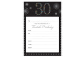 30th Birthday Invitations - Fiesta