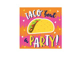 Fiesta Fun Taco Beverage Napkins 16pk