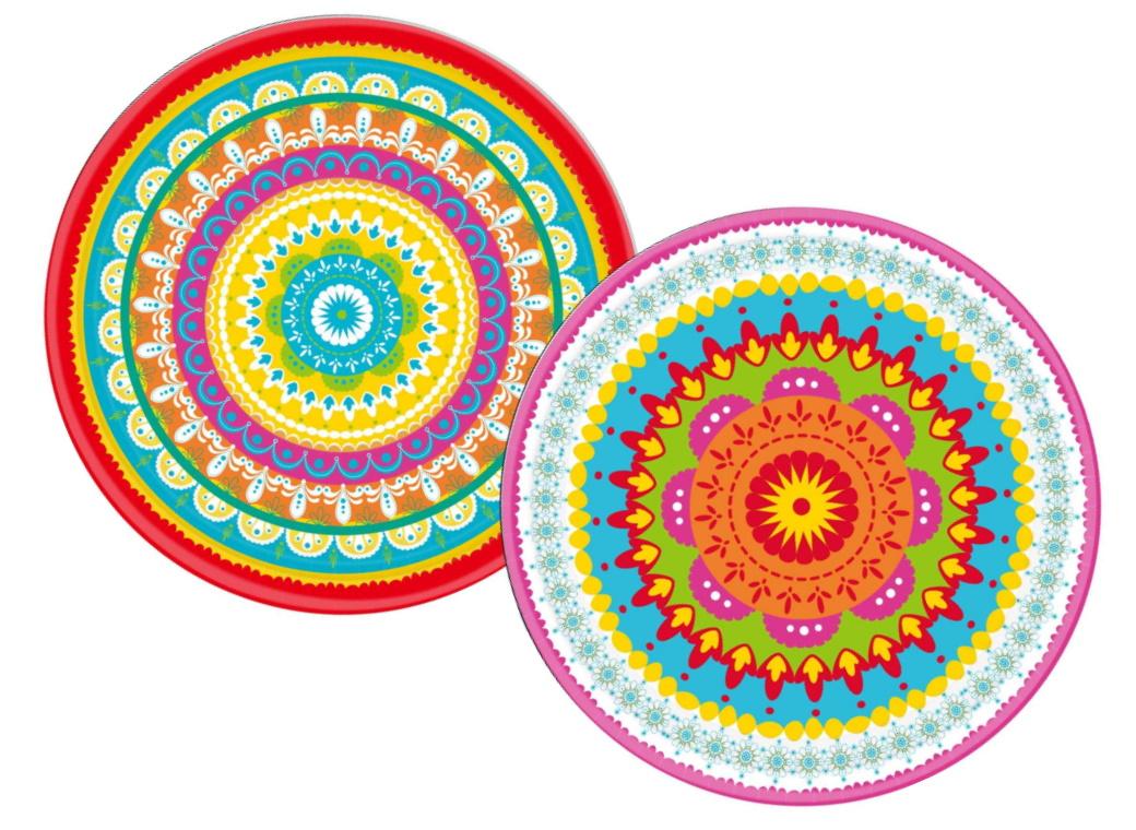 Fiesta Lunch Plates 8pk