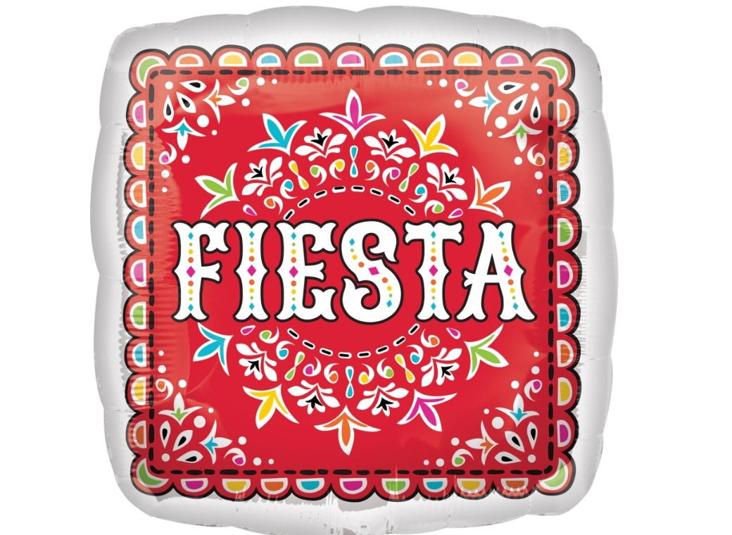 Fiesta Papel Picado Foil Balloon