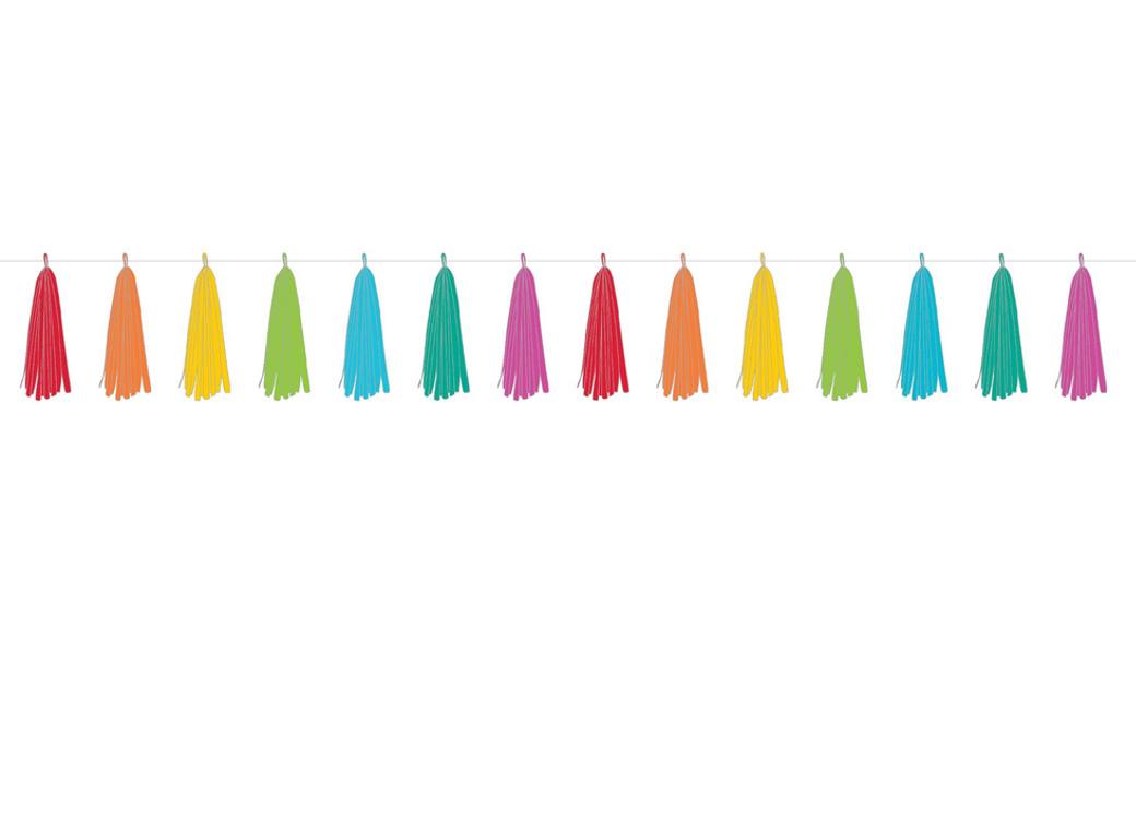 Fiesta Tissue Tassel Garland