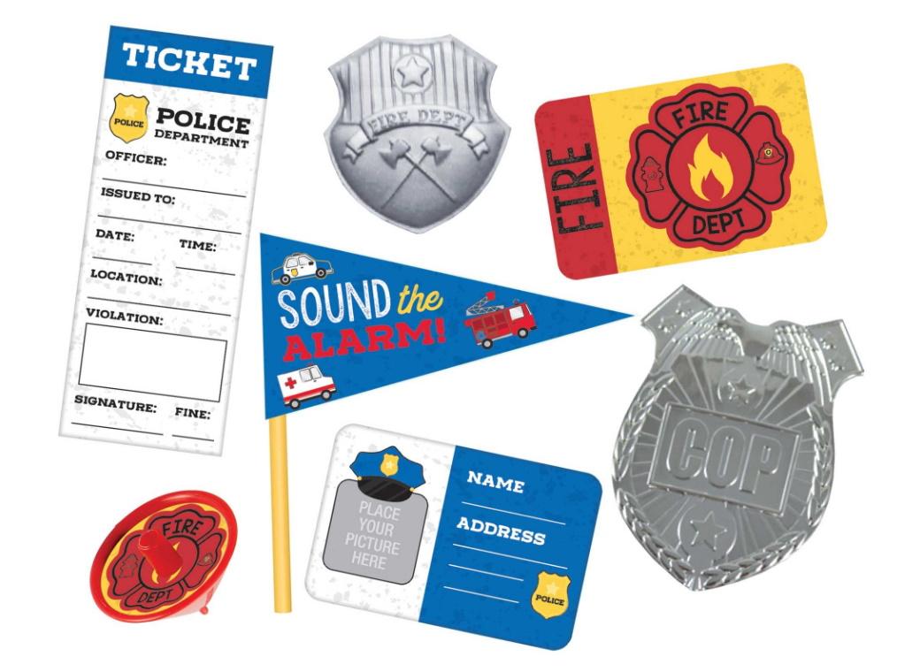 First Responders Mega 48pce Favour Pack