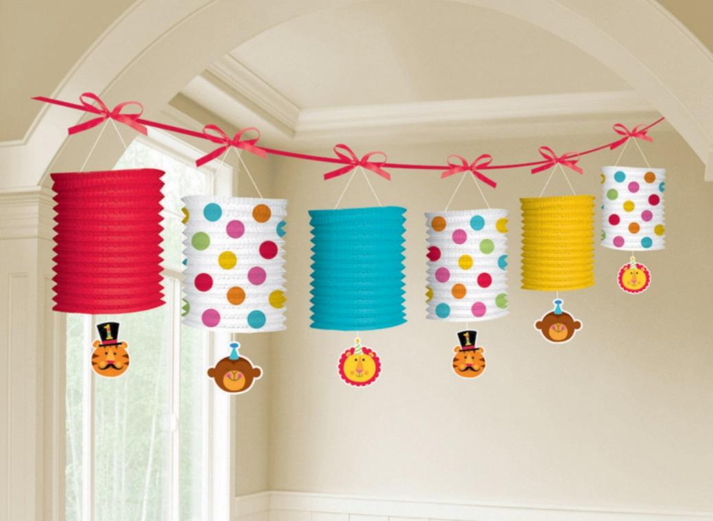 Fisher Price 1st Birthday Circus Lantern Garland