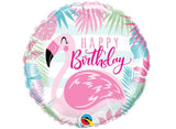 Flamingo Birthday Foil Balloon