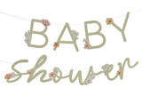 Floral Baby Shower Bunting