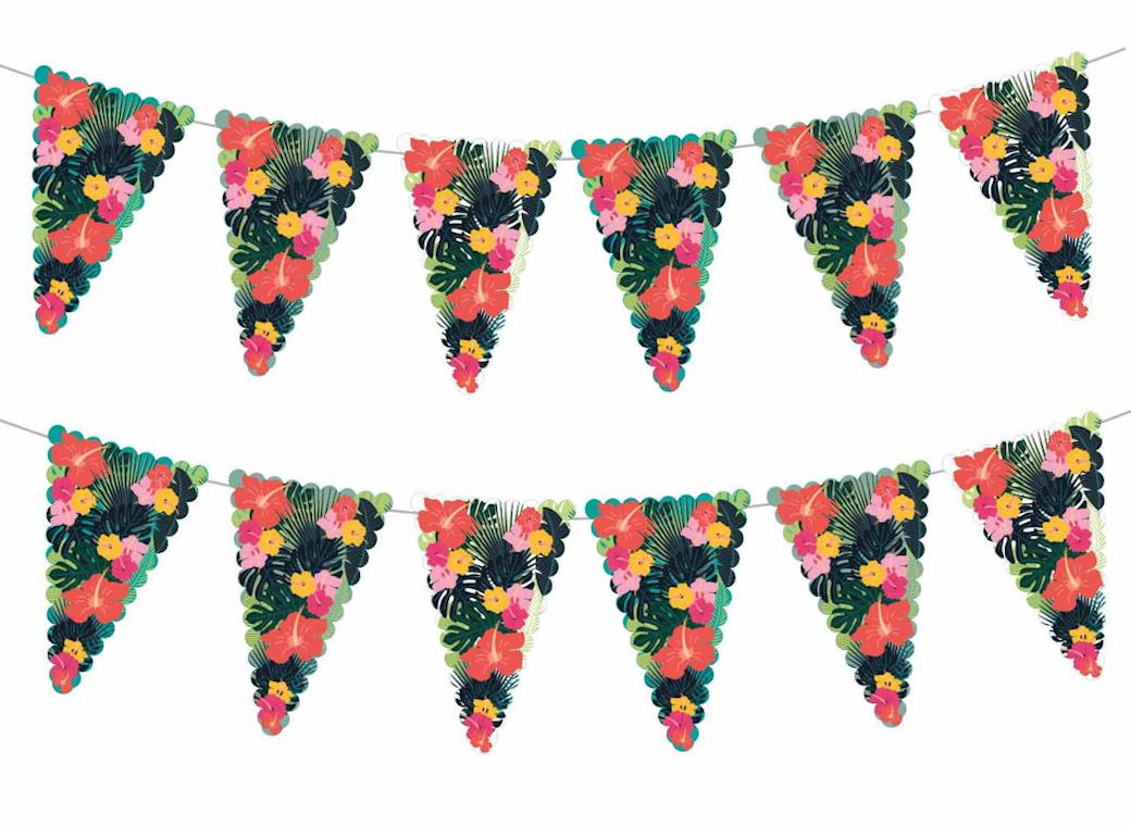 Tropical Floral Bunting