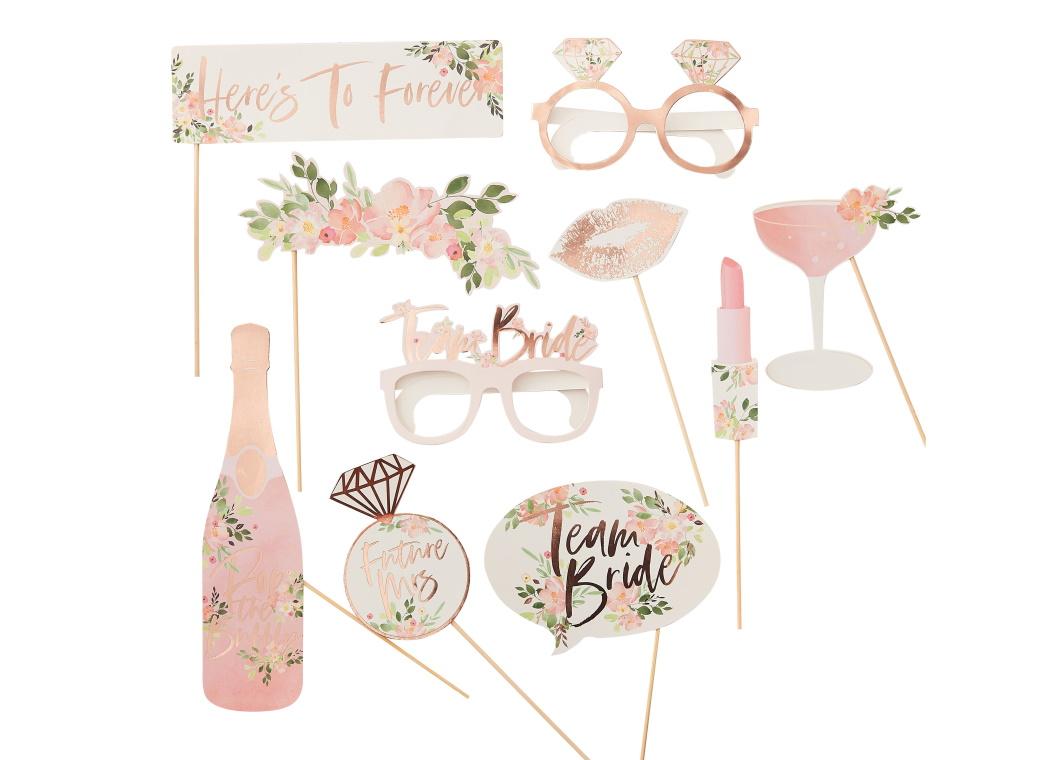 Floral Hen Party Photo Booth Props