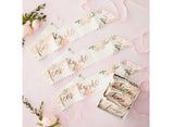 Floral Hen Party Team Bride Sashes 6pk