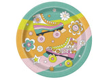 Flower Power Dinner Plates 8pk