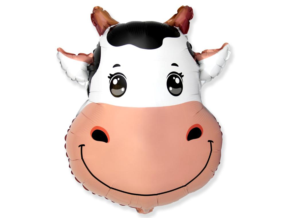 Cow Head Shaped Foil Balloon