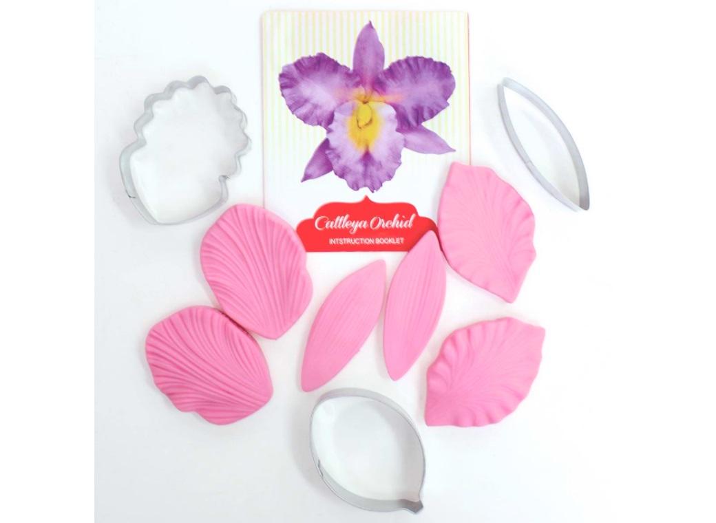 Fondant Cutter Set - Cattleya Orchid