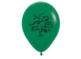 Green Dinosaur Balloons 5pk