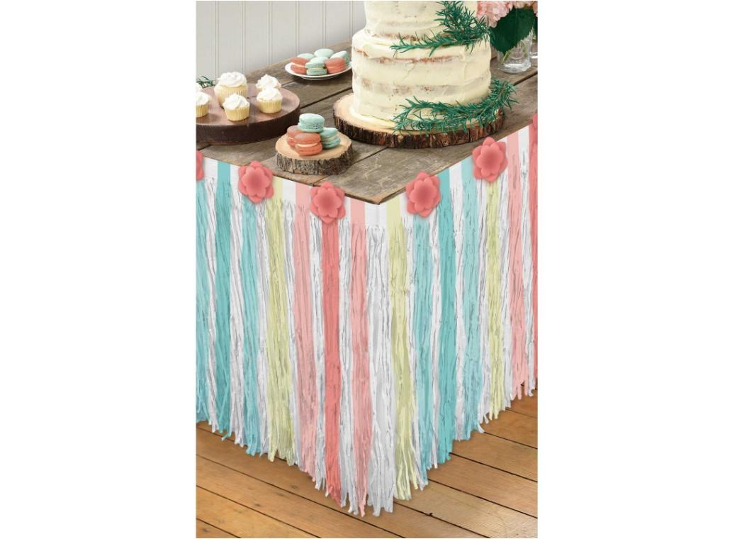 Free Spirit Paper Table Skirt