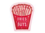 Fries Before Guys Shaped Plates 8pk