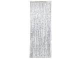 Silver Foil Fringed Door Curtain