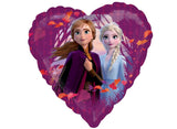 Frozen 2 Heart Foil Balloon