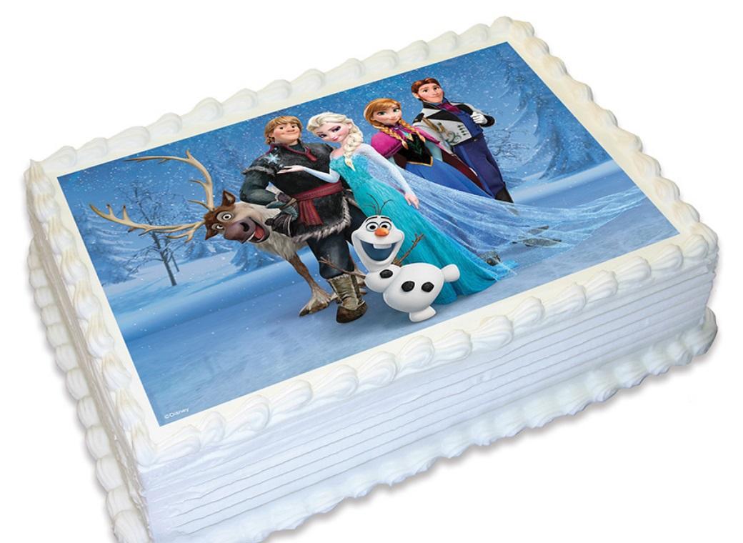 Edible Icing Image - Frozen Group A4