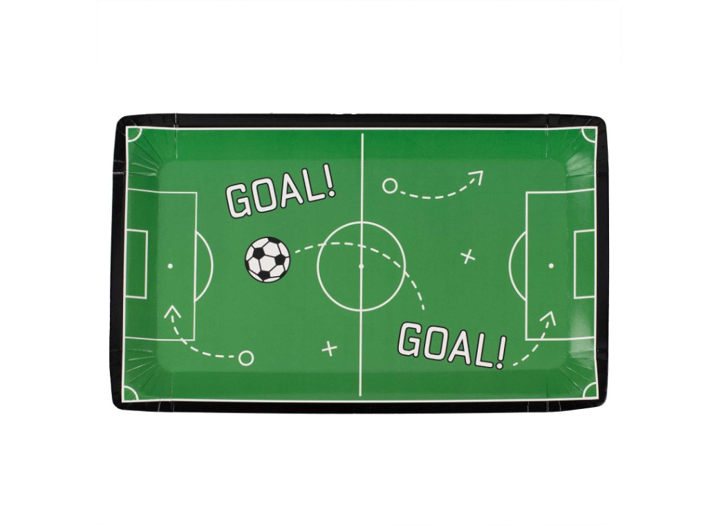 Kick Off Party Rectangle Plates