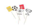 Kick Off Party Cupcake Toppers