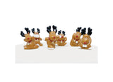 Fun Rudolph Cake Toppers 6pk