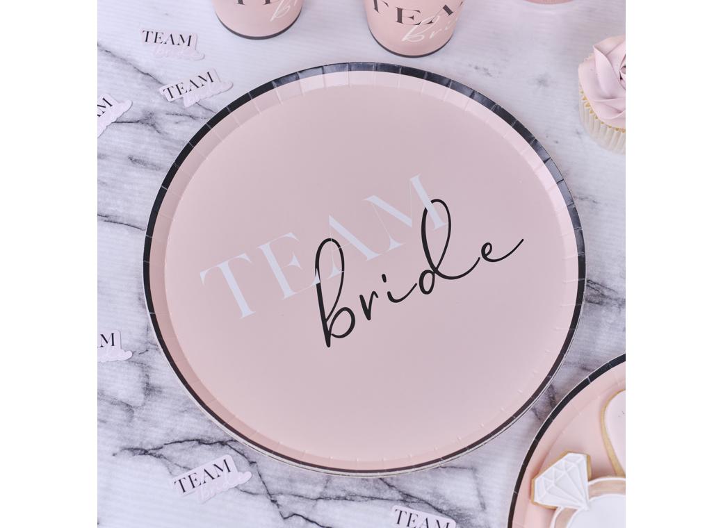 Future Mrs Team Bride Plates 8pk