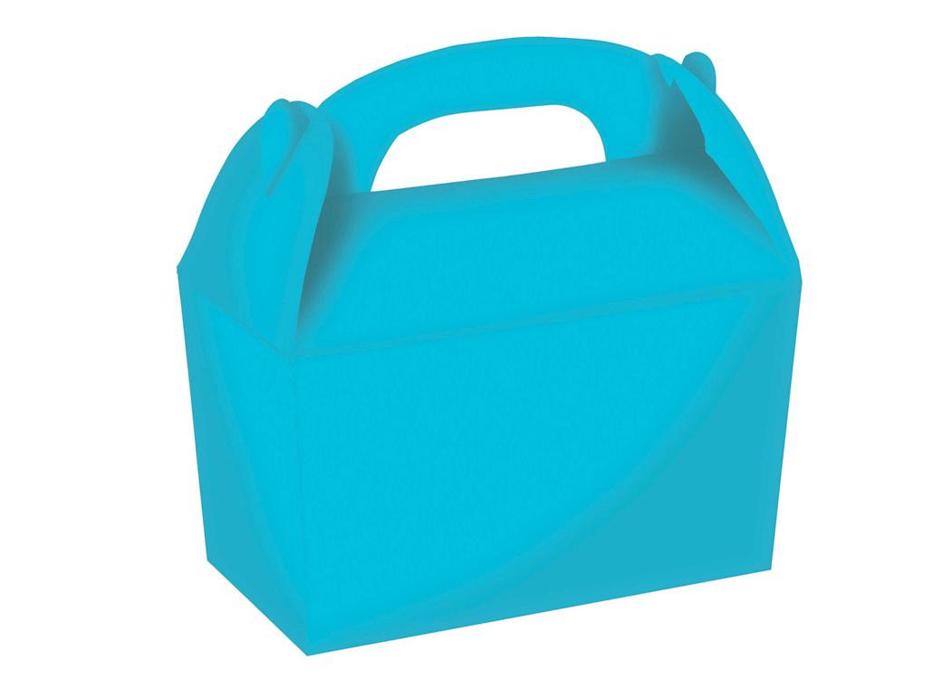 Gable Treat Boxes 4pk - Caribbean Blue