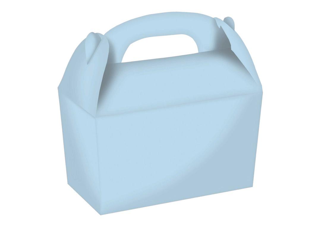 Gable Treat Boxes 4pk - Pastel Blue