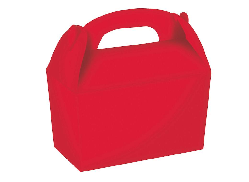 Gable Treat Boxes 4pk - Red