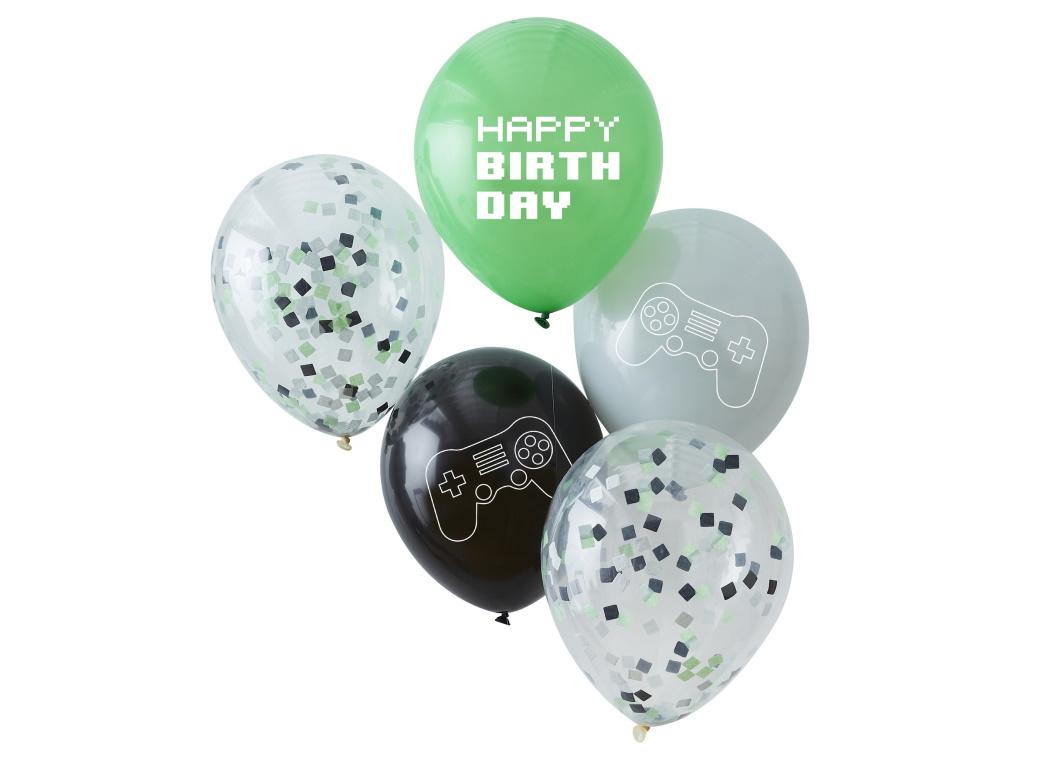 Game Controller Balloon Bundle 5pk