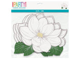 Garden Party Flower Shaped Placemats 8pk