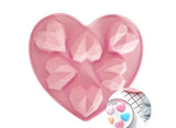 Geo Hearts - Silicone Mould