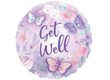 Get Well Butterflies Foil Balloon