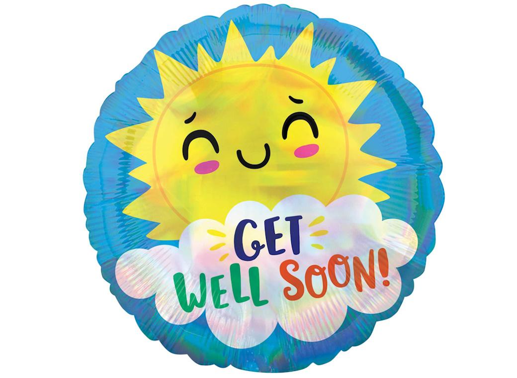 Get Well Soon Sunshine Foil Balloon