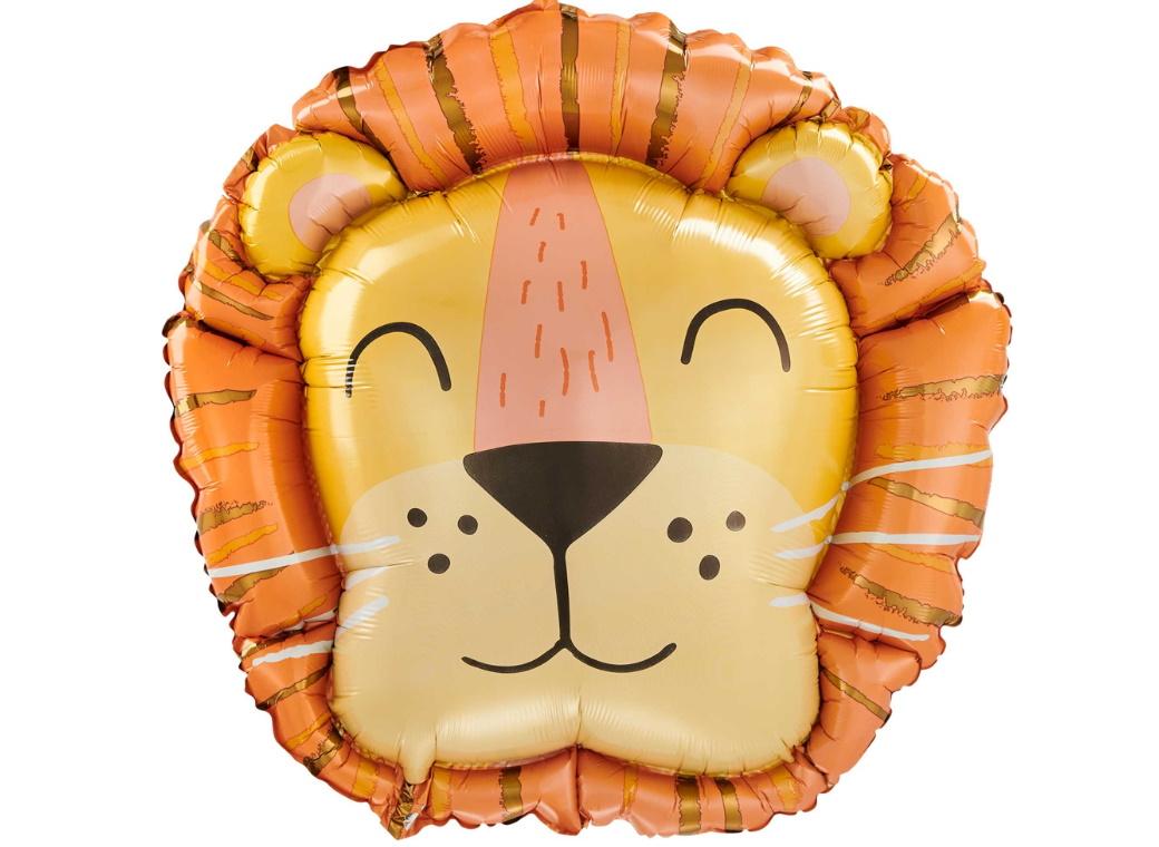 Get Wild Lion Head SuperShape Foil Balloon