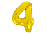 Giant Gold Number Foil Balloon - 4